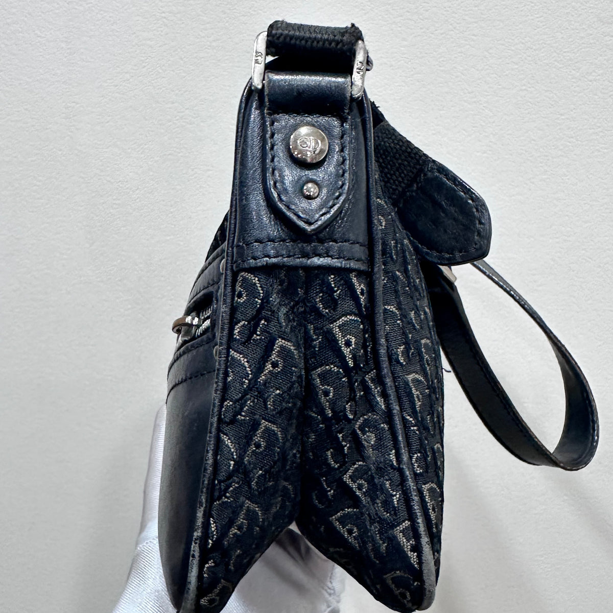CHRISTIAN DIOR Street Chic Trotter One-Shoulder Bag designed by John Galliano Early 2000s