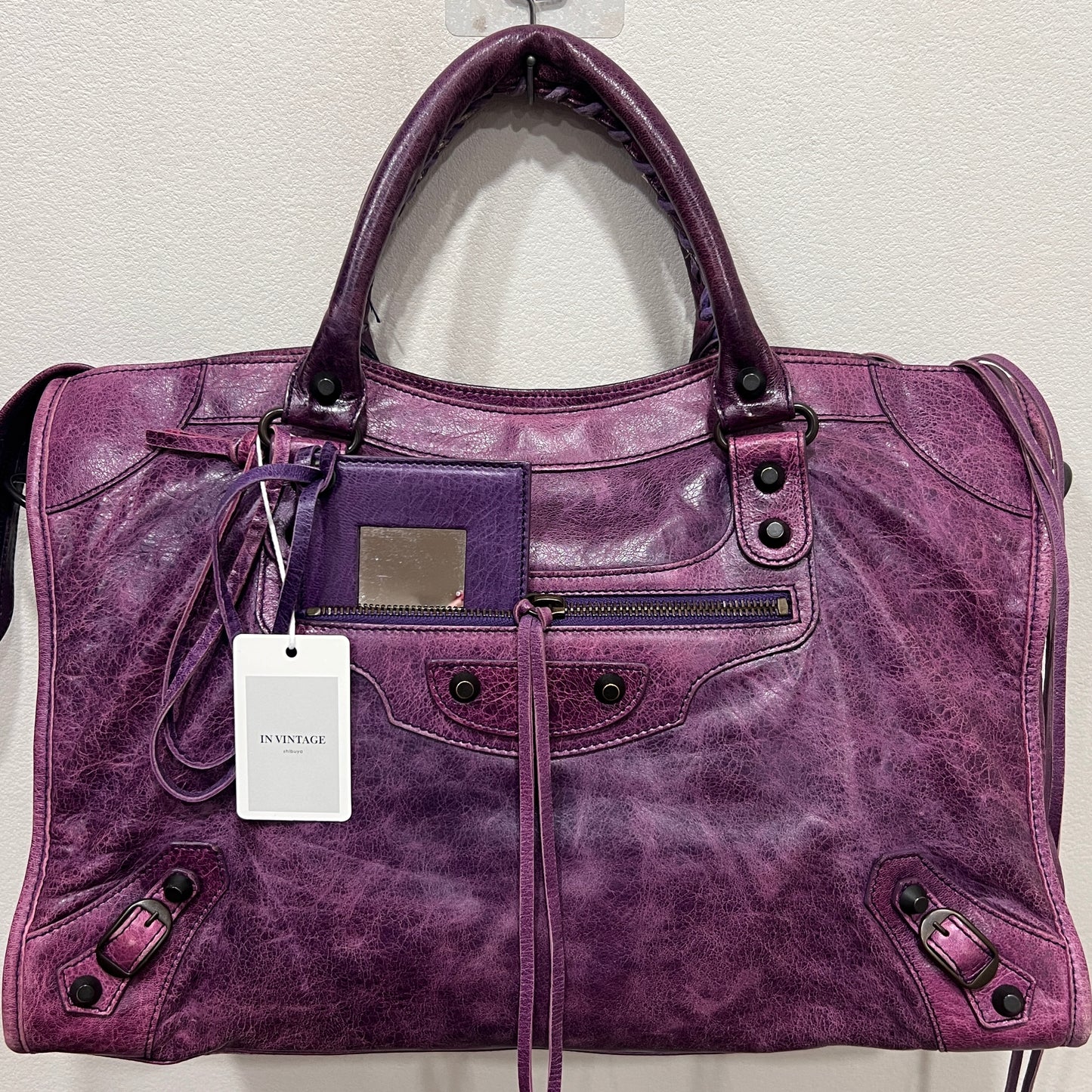 BALENCIAGA City Bag Medium Purple