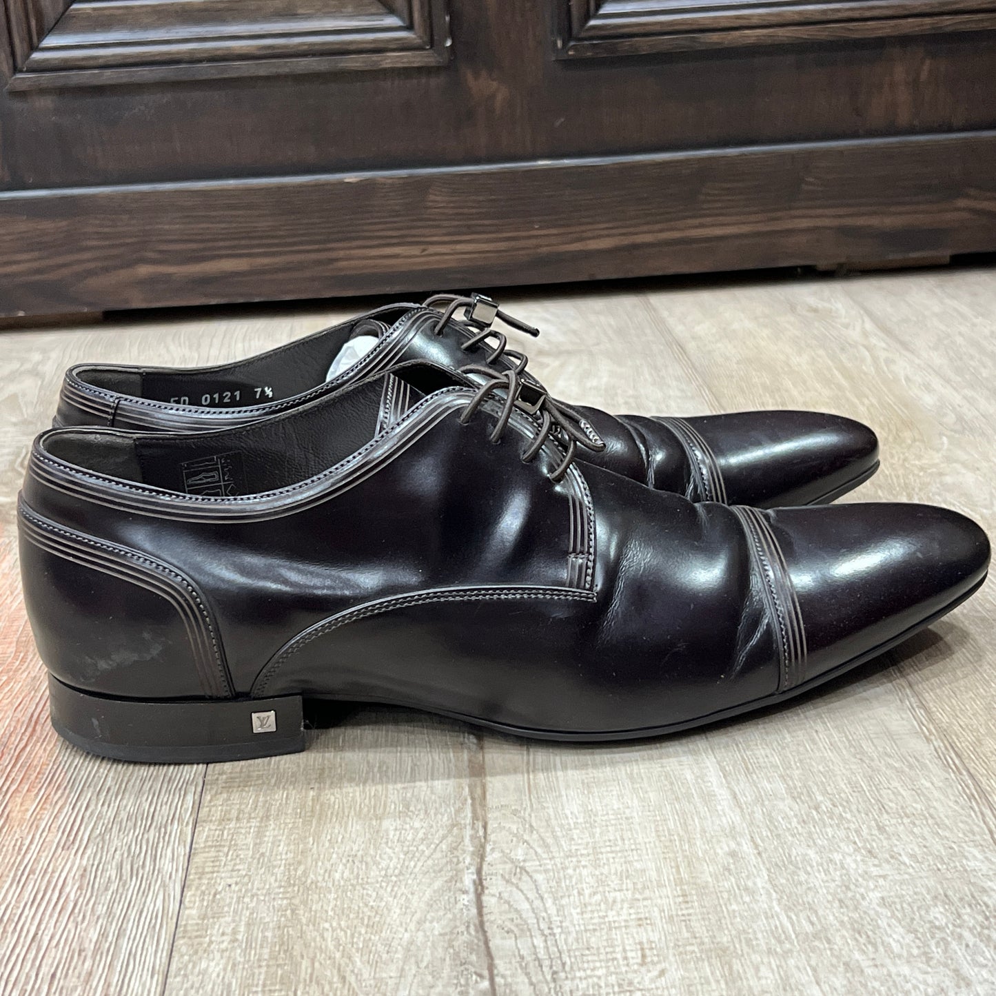 LOUIS VUITTON Men's Leather Shoes Full Complete Set