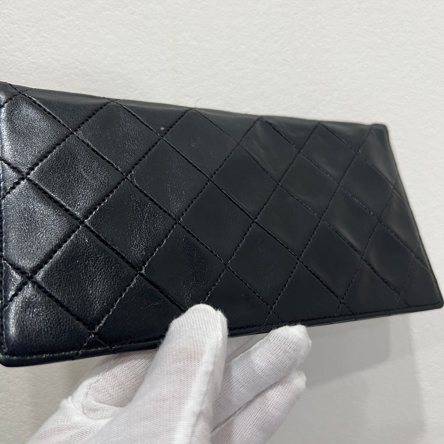 CHANEL Vintage Classic Flap with Wallet 24K gold 27cm