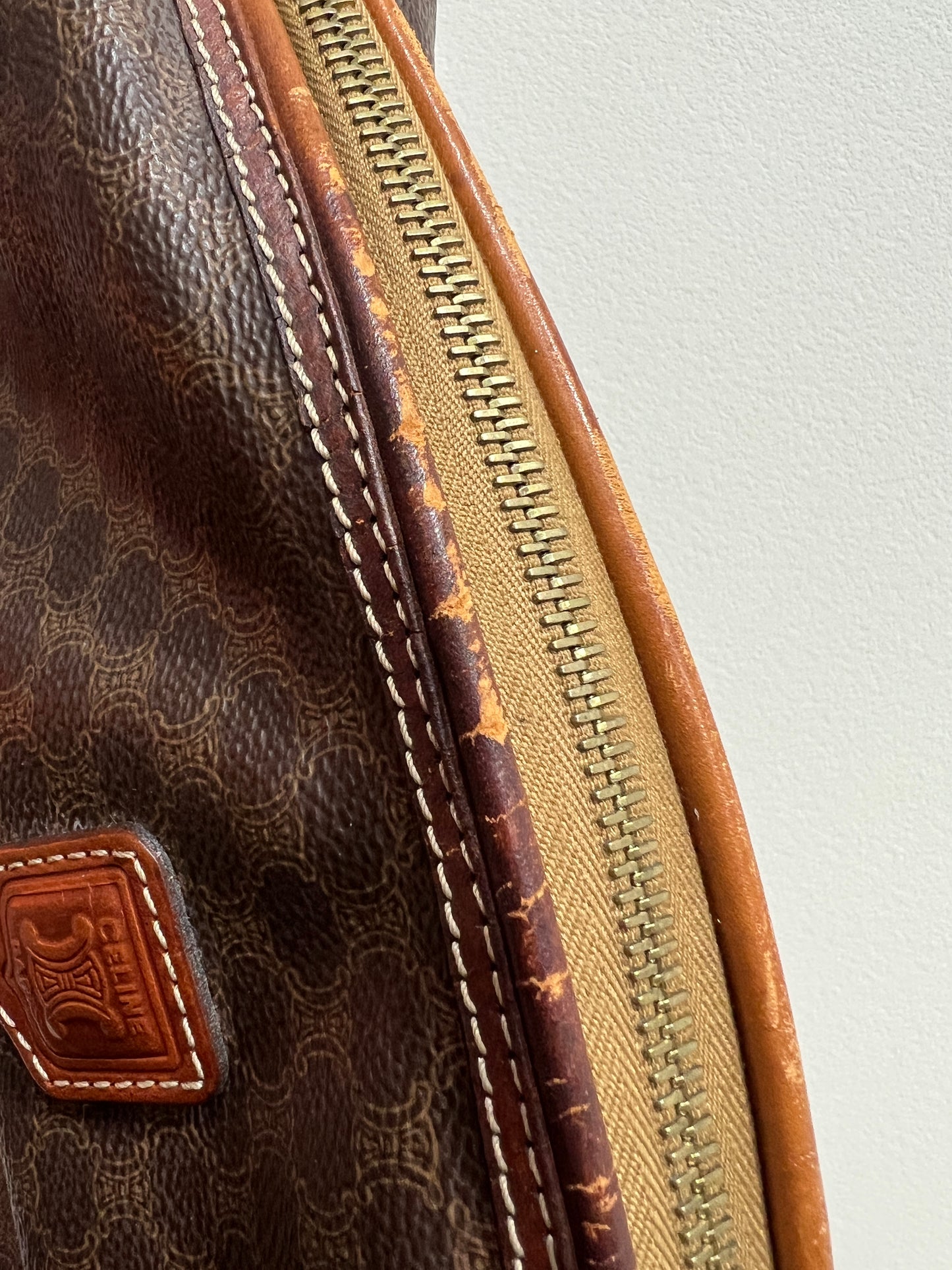 CELINE Macadam Pouch PVC Leather