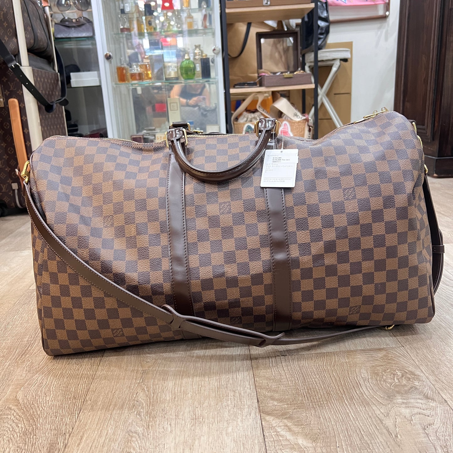 LOUIS VUITTON Damier Keepall 55cm