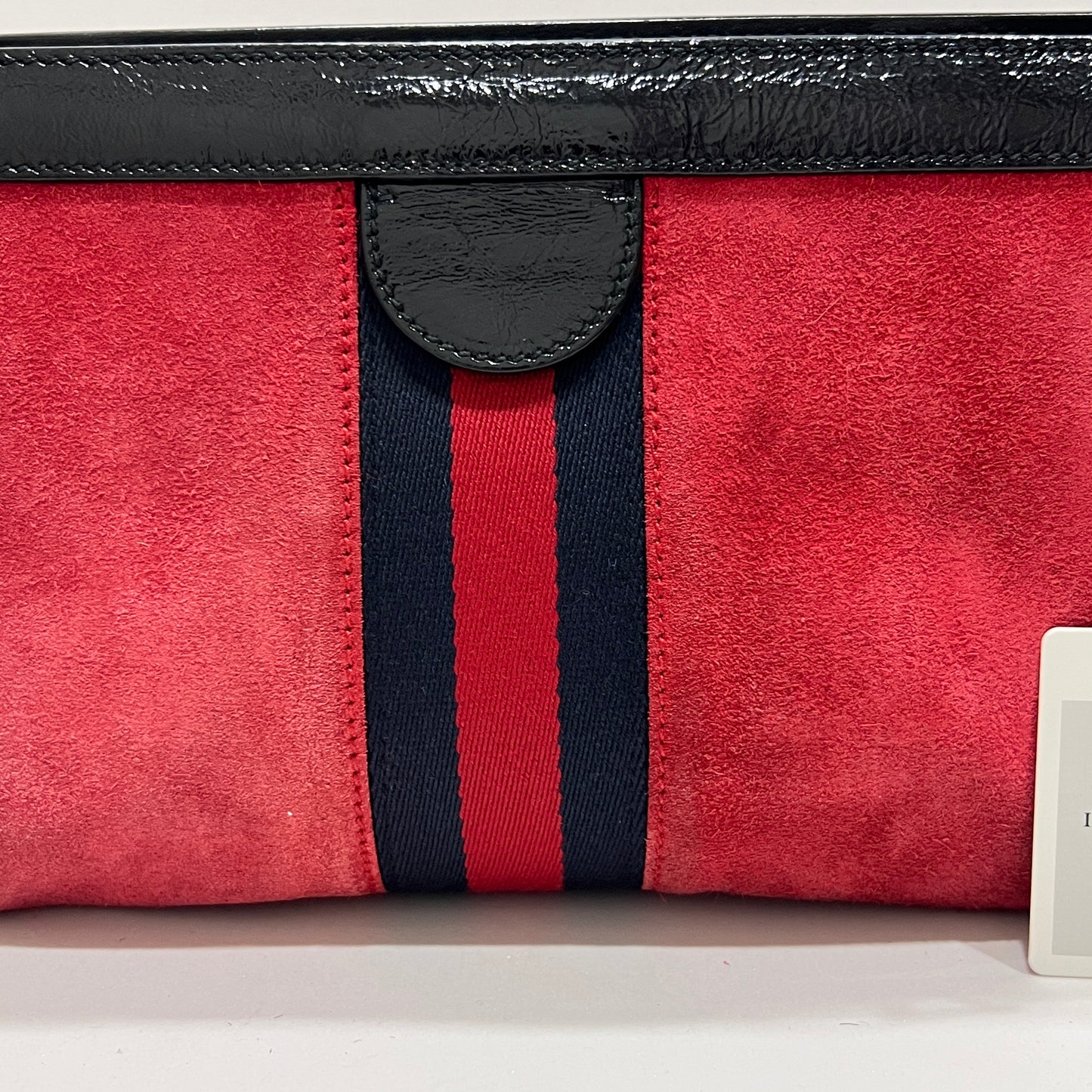 GUCCI Ophidia Chain Suede Small Shoulder Bag