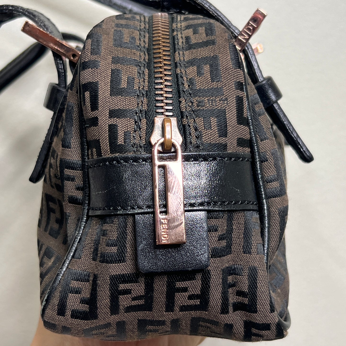 FENDI Zuccino Shoulder Bag