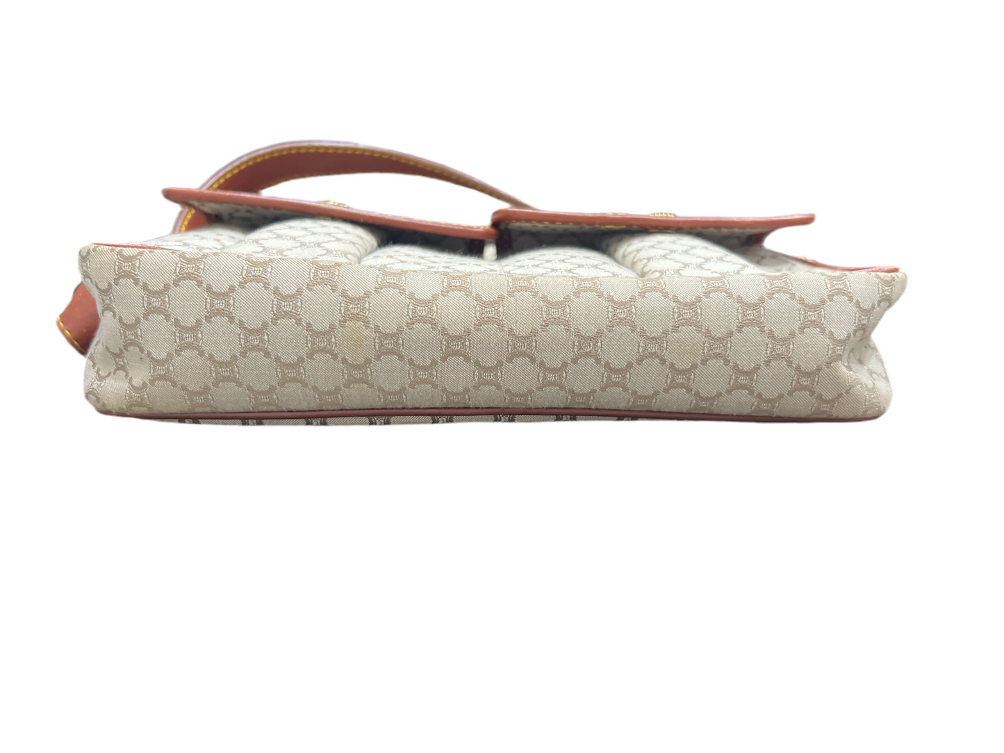 CELINE Macadam Canvas Shoulder Bag