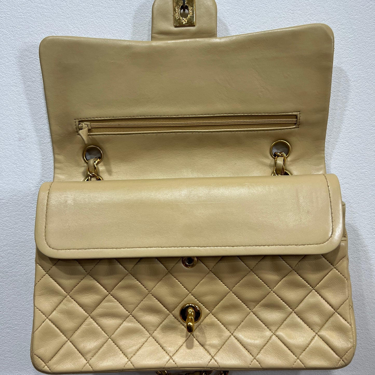 CHANEL Double Flap Beige 1992‘s