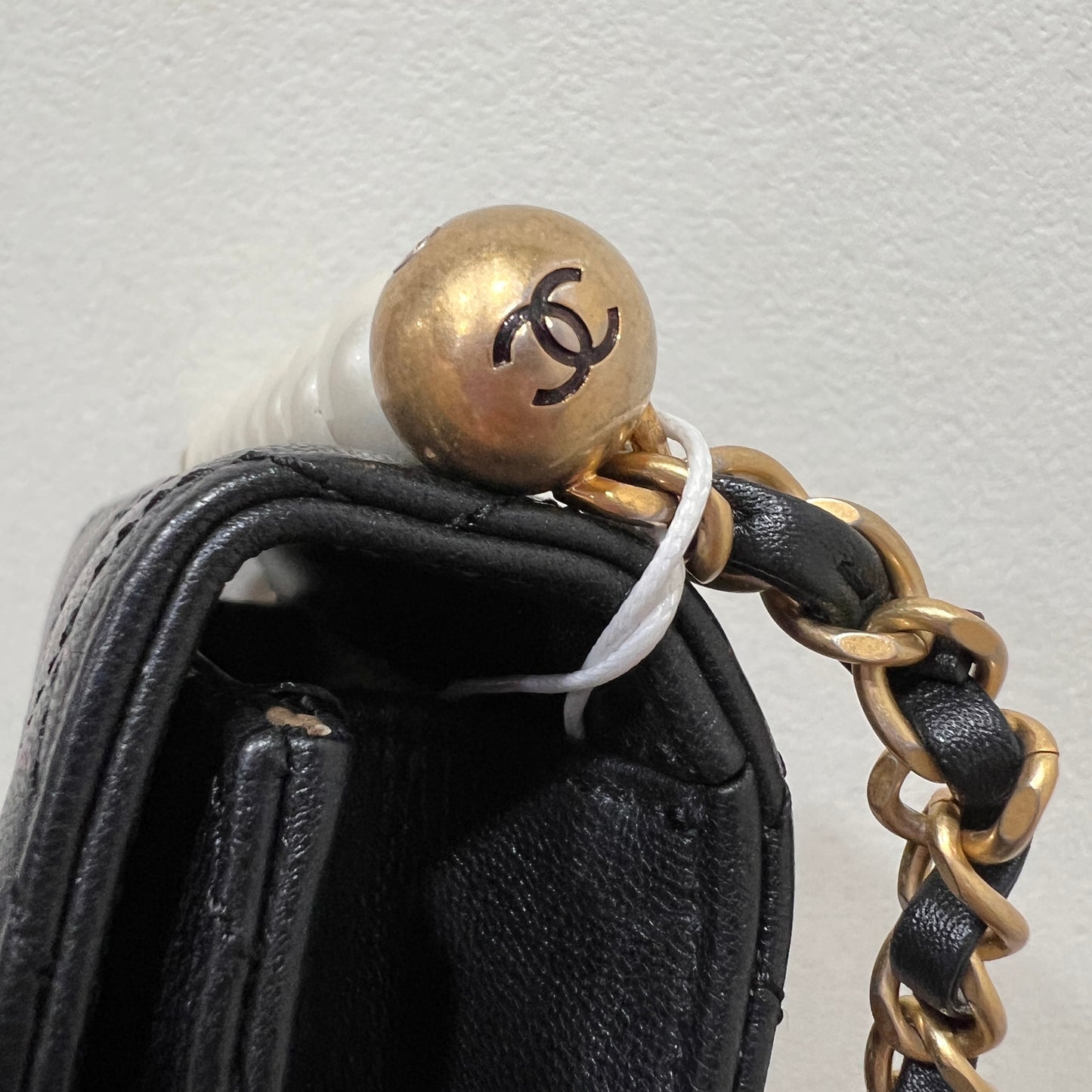 CHANEL Mini Chic Pearl Flap Bag Quilted