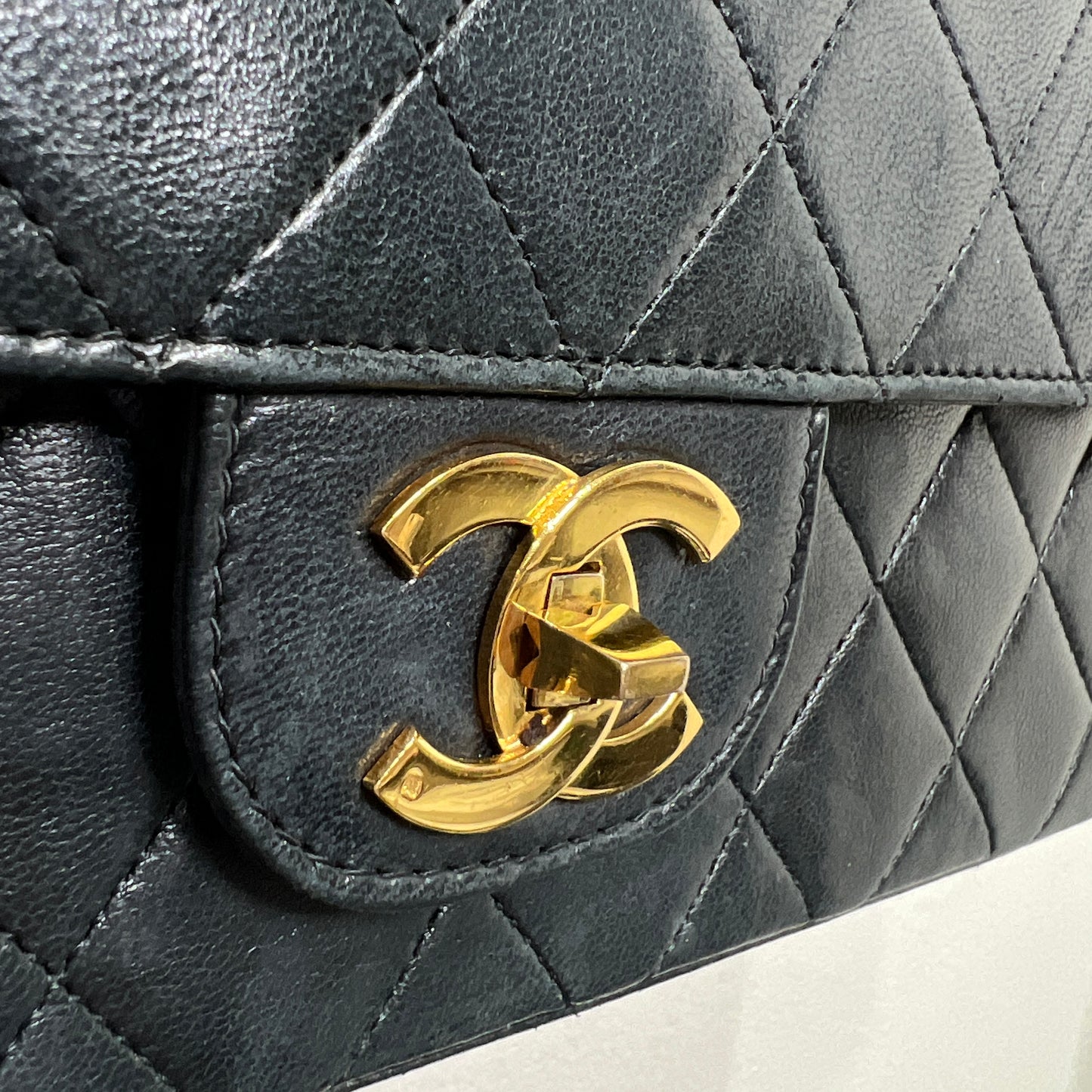 CHANEL CLASSIC DOUBLE FLAP BAG MADEMOISELLE CHAIN