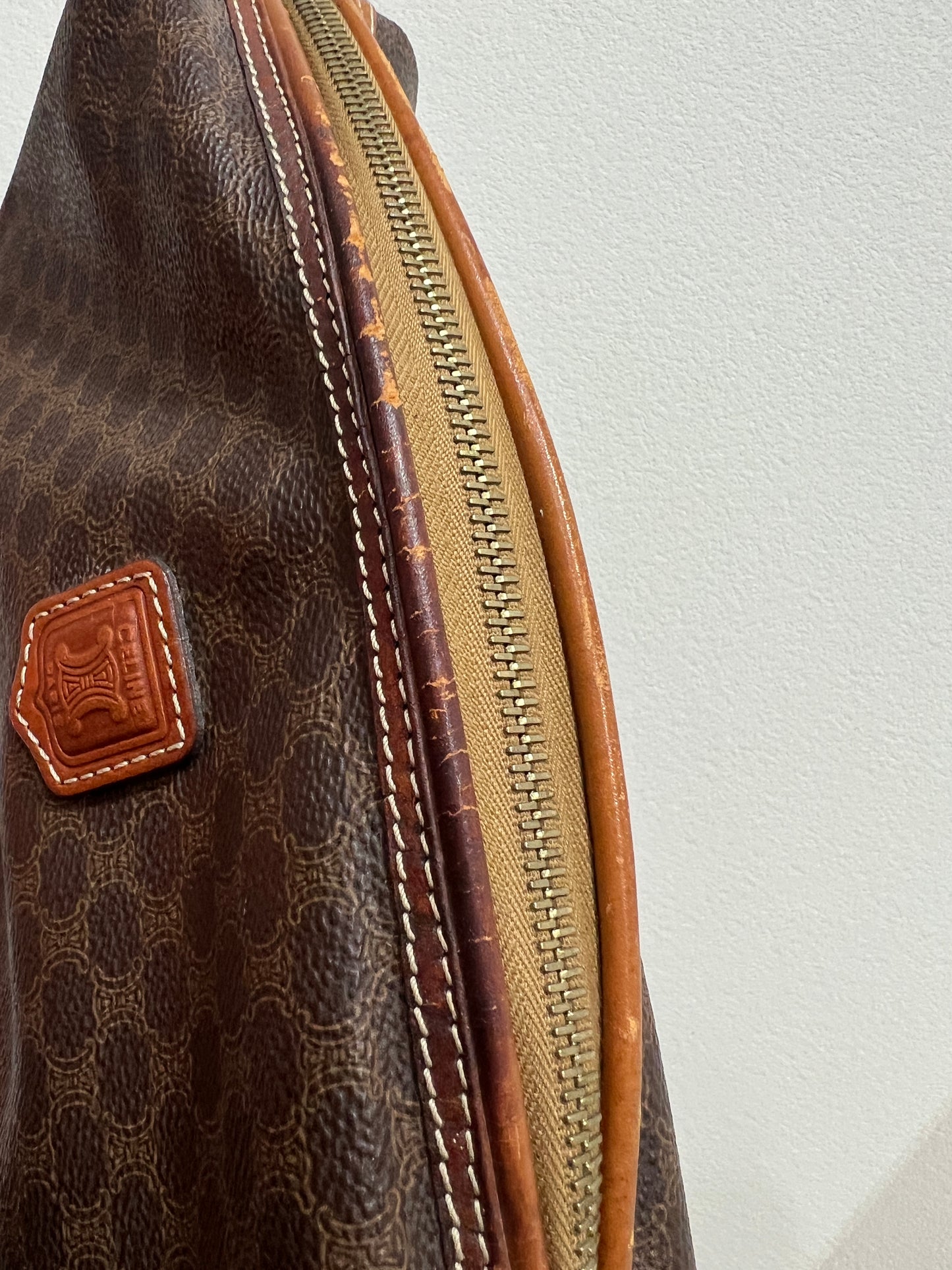 CELINE Macadam Pouch PVC Leather