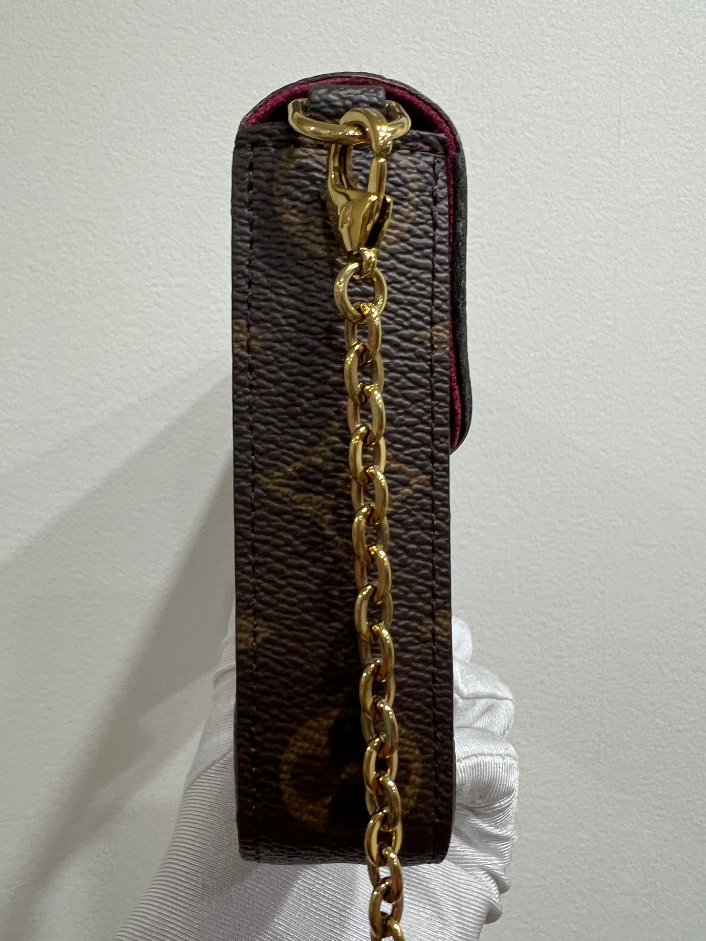 LOUIS VUITTON Felicie Pochette Full set