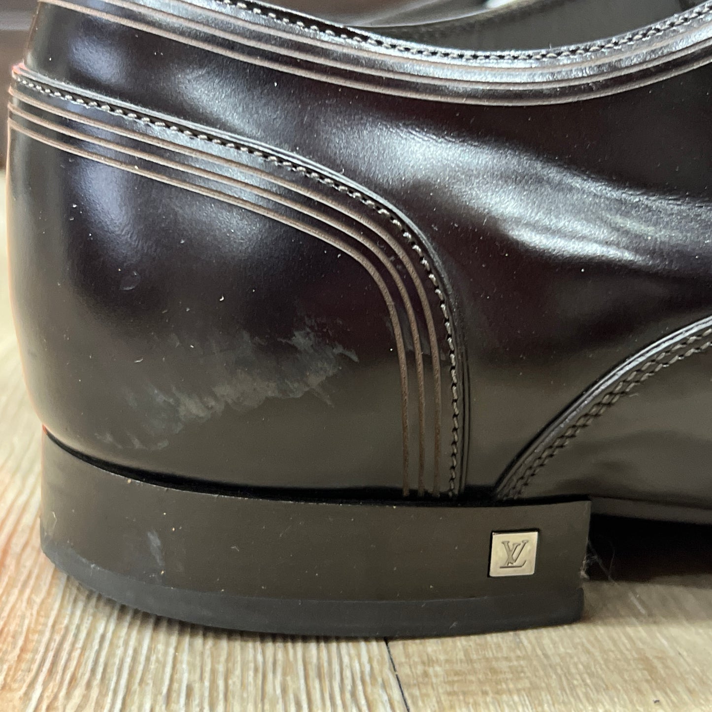 LOUIS VUITTON Men's Leather Shoes Full Complete Set