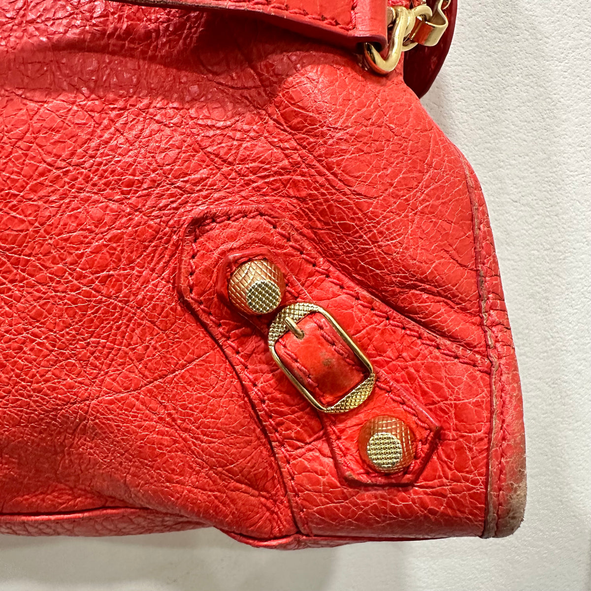 BALENCIAGA City Bag Medium Gold Hardware
