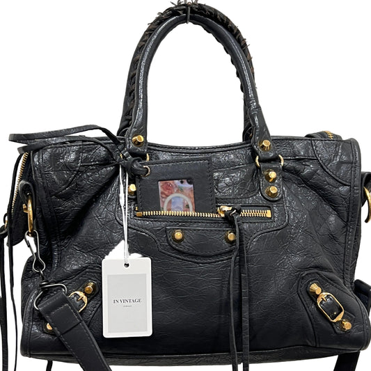 BALENCIAGA City Bag Small Gold Hardware