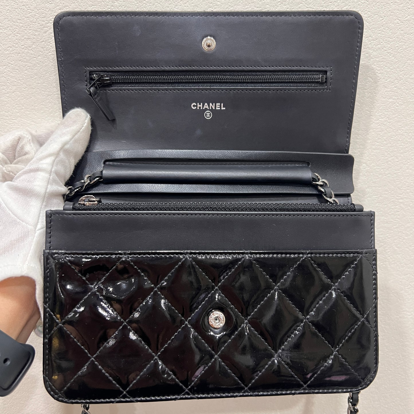CHANEL Patent Leather WOC