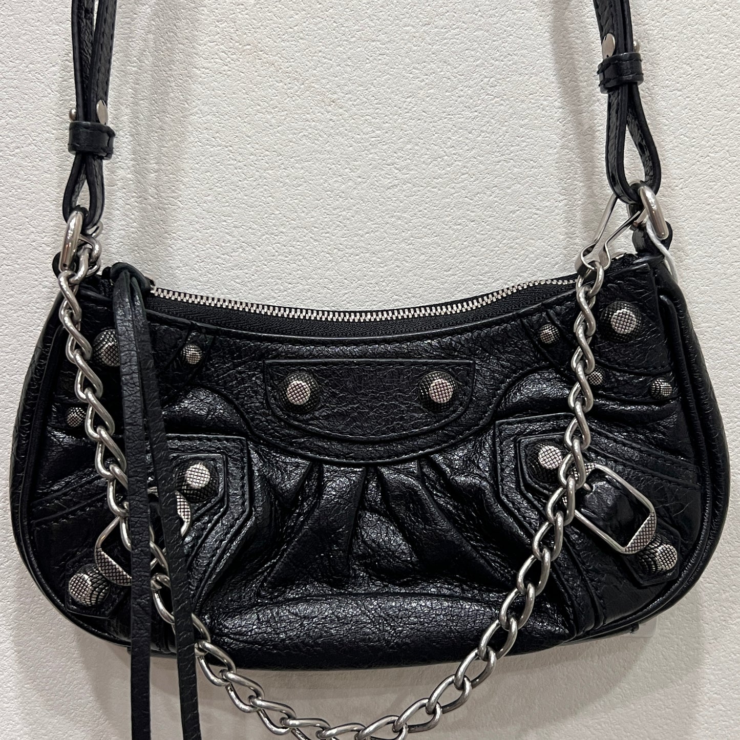 BALENCIAGA Le Cagole Mini Denim Black
