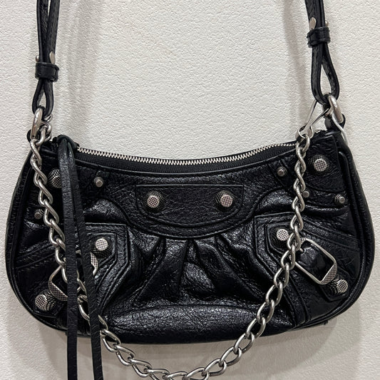 BALENCIAGA Le Cagole Mini Denim Black