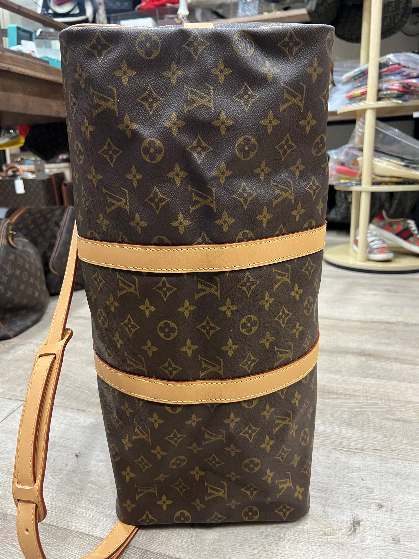 LOUIS VUITTON Keepall 45 (VACHETTA REPLACED, REPAIRED & RESTORED)