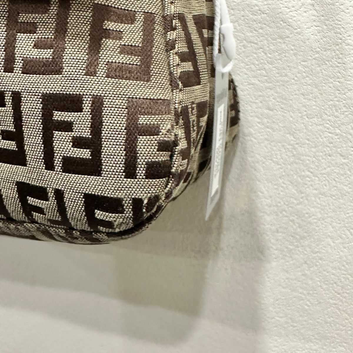 FENDI Mini Mamma Baguette Zuccino Canvas
