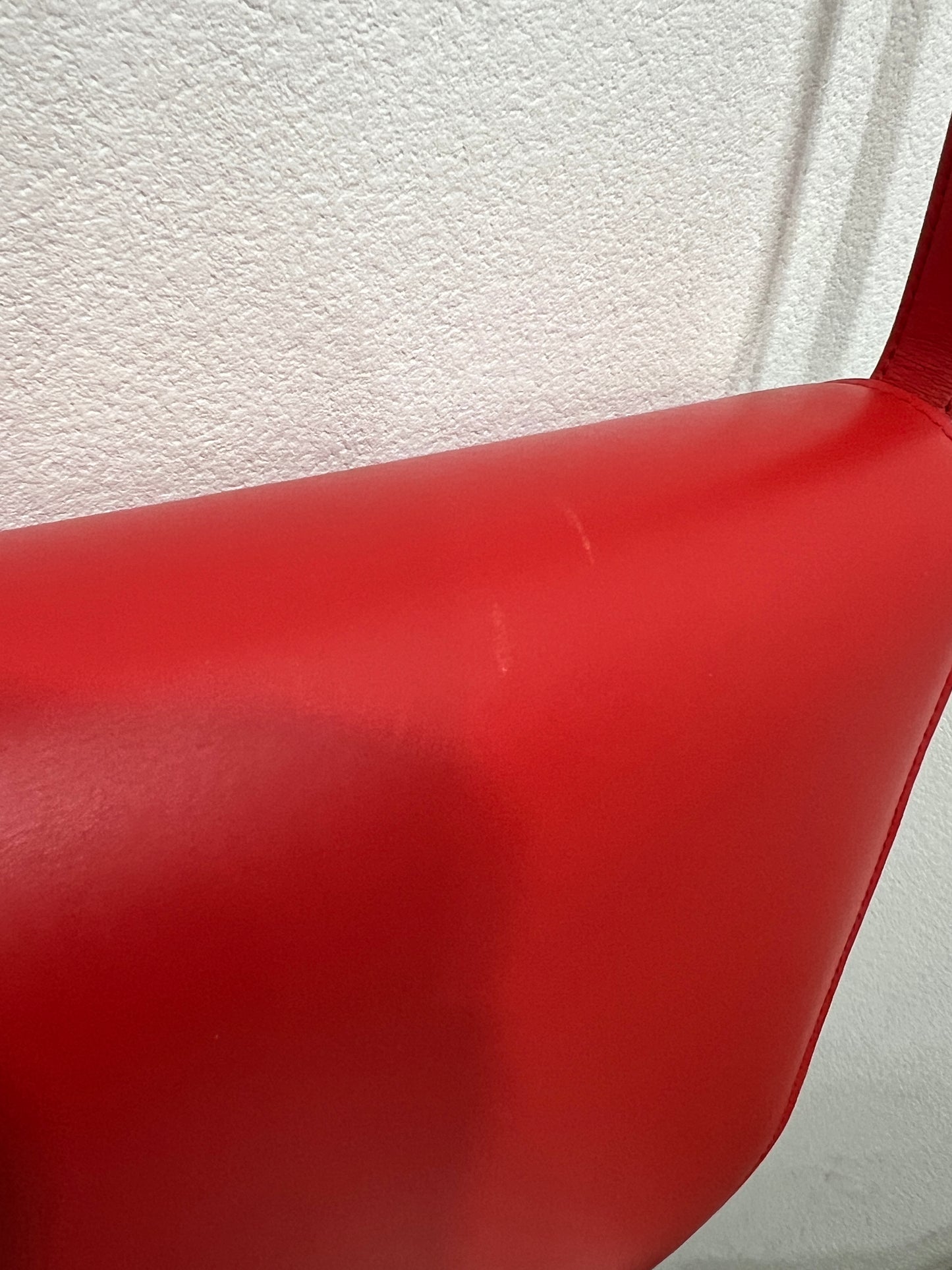 CELINE Classix Box Bag (Red/Orangish)