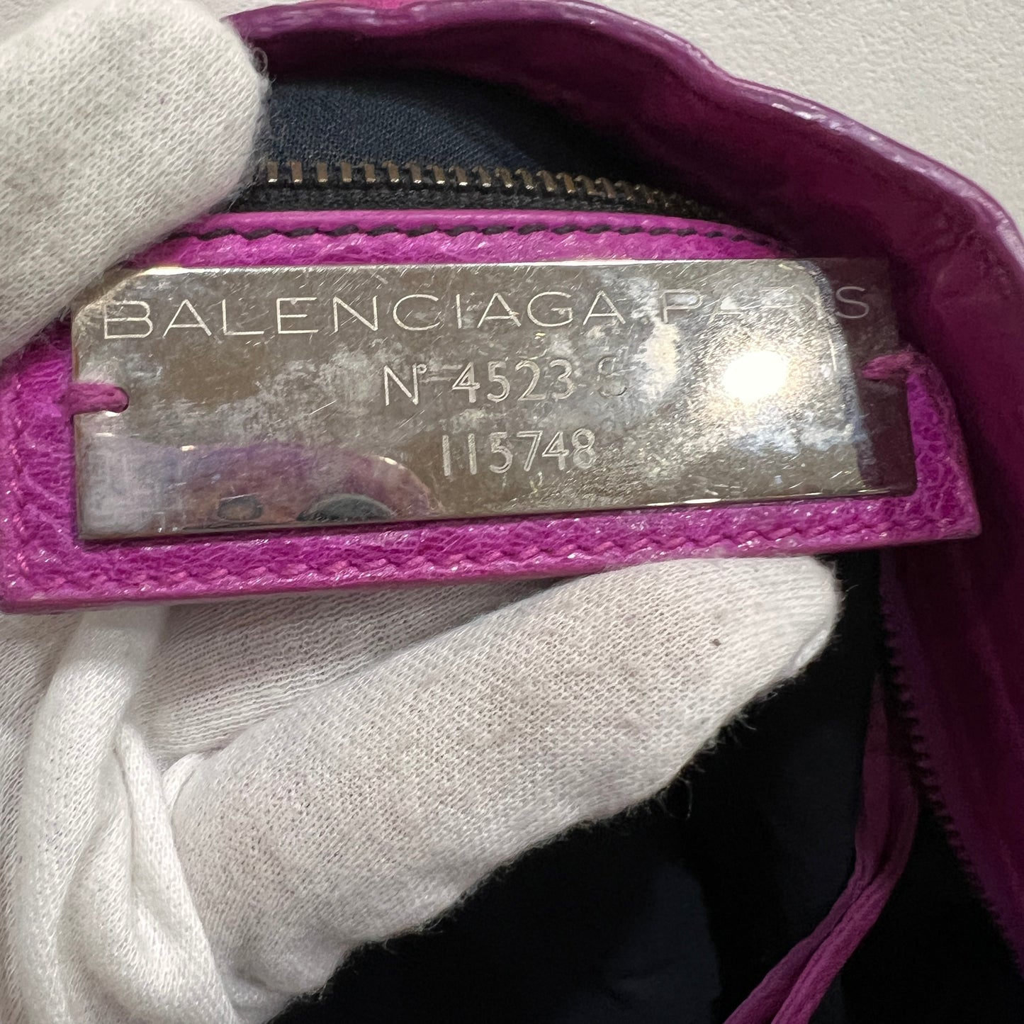 BALENCIAGA City Bag Medium Magenta Pink