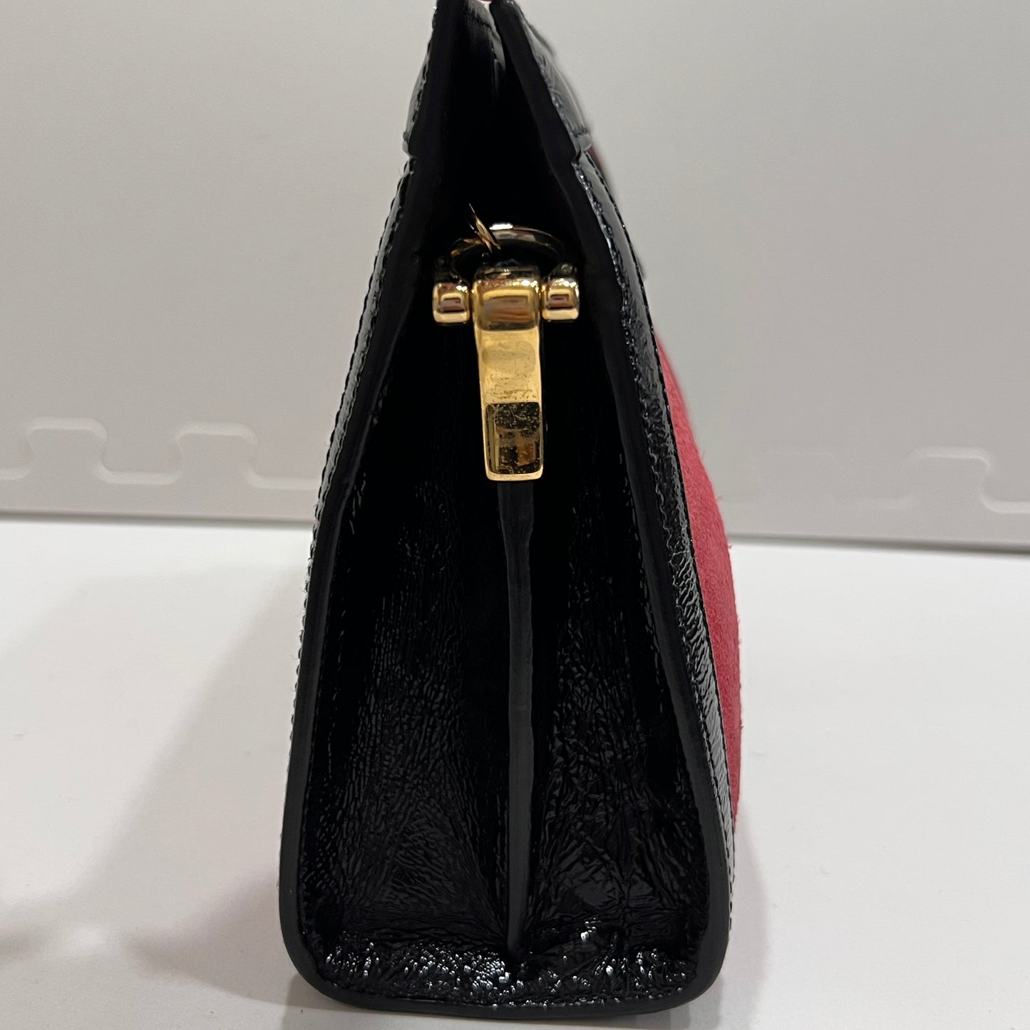 GUCCI Ophidia Chain Suede Small Shoulder Bag