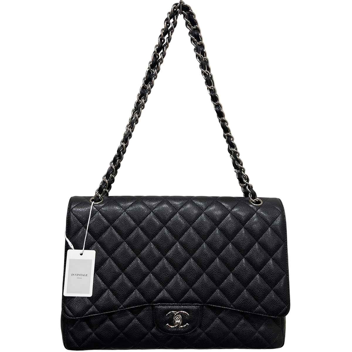 CHANEL Caviar Single Flap Jumbo