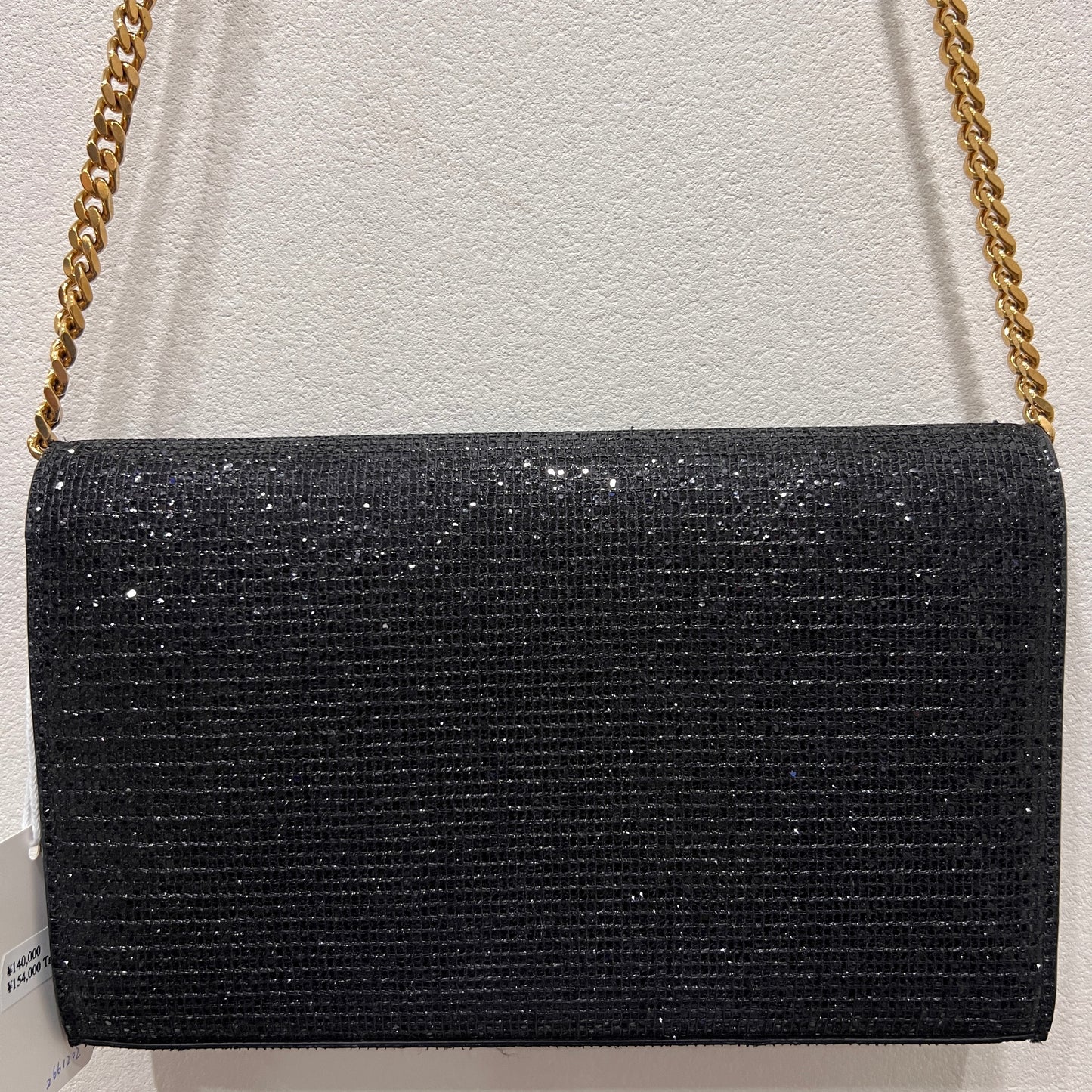 YSL Rare Kate Glitter Chain Wallet