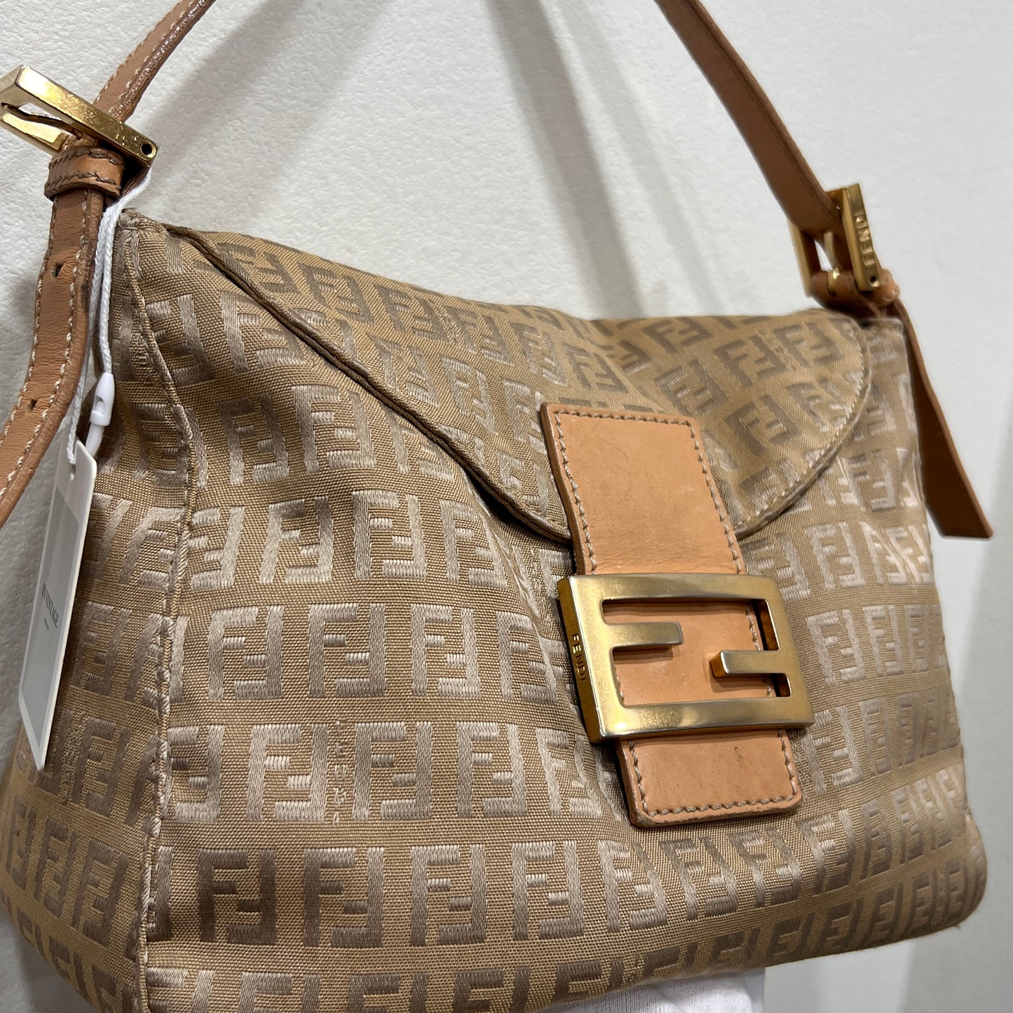 FENDI Mamma Baguette Double Flap