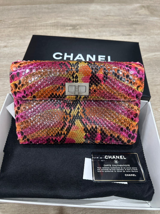 CHANEL Python Clutch