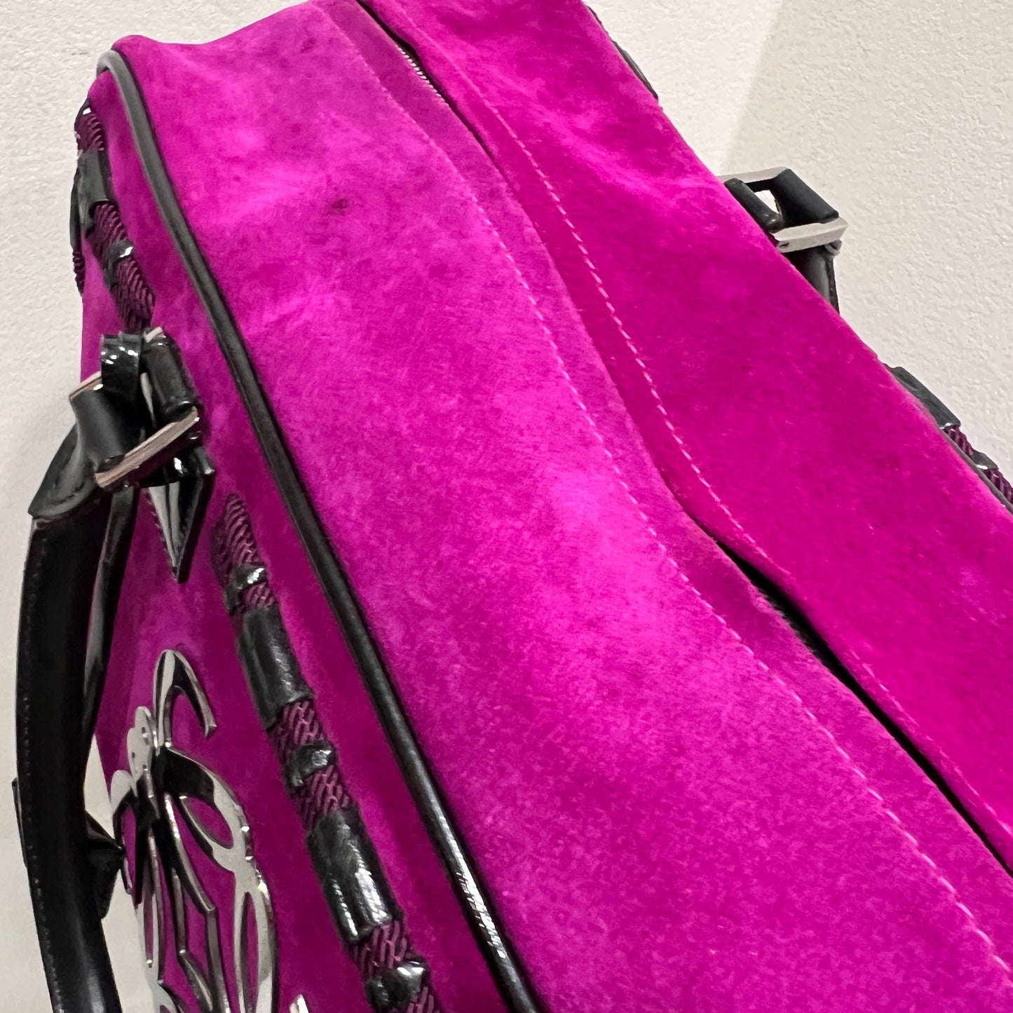 LOEWE Suede Fucshia Pink Amazona