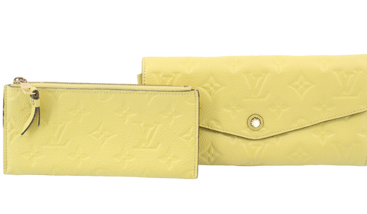 LOUIS VUITTON Empreinte Citrine Leather
