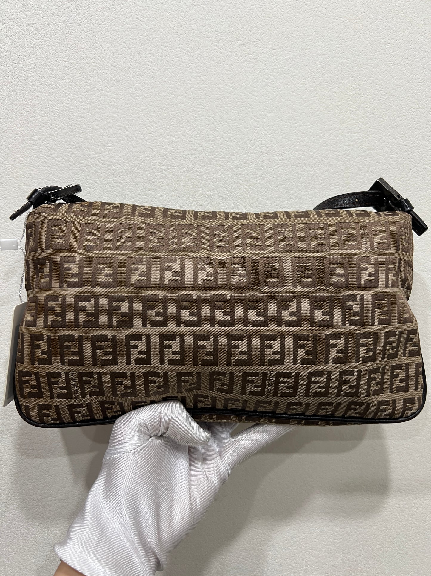 FENDI Baguette Brown Canvas