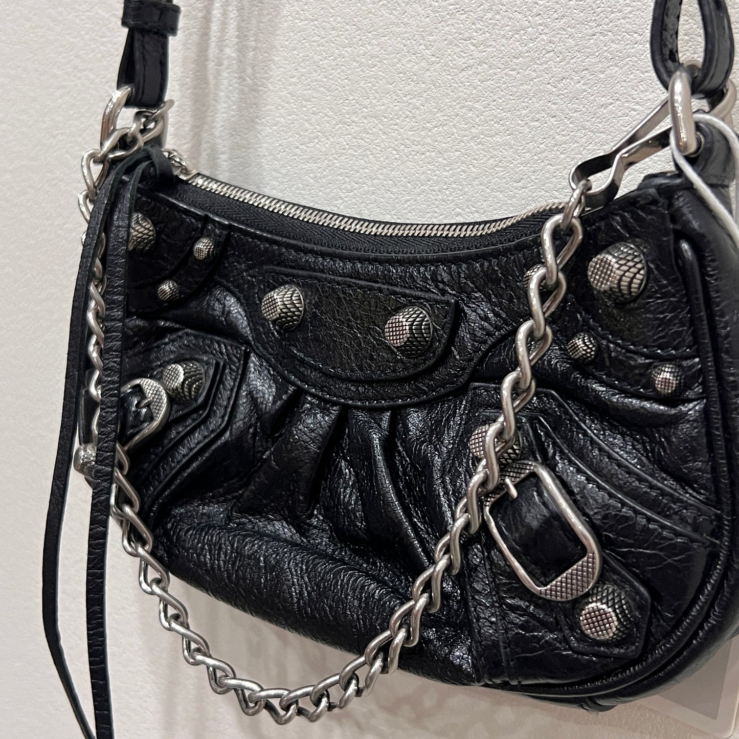 BALENCIAGA Le Cagole Mini Denim Black