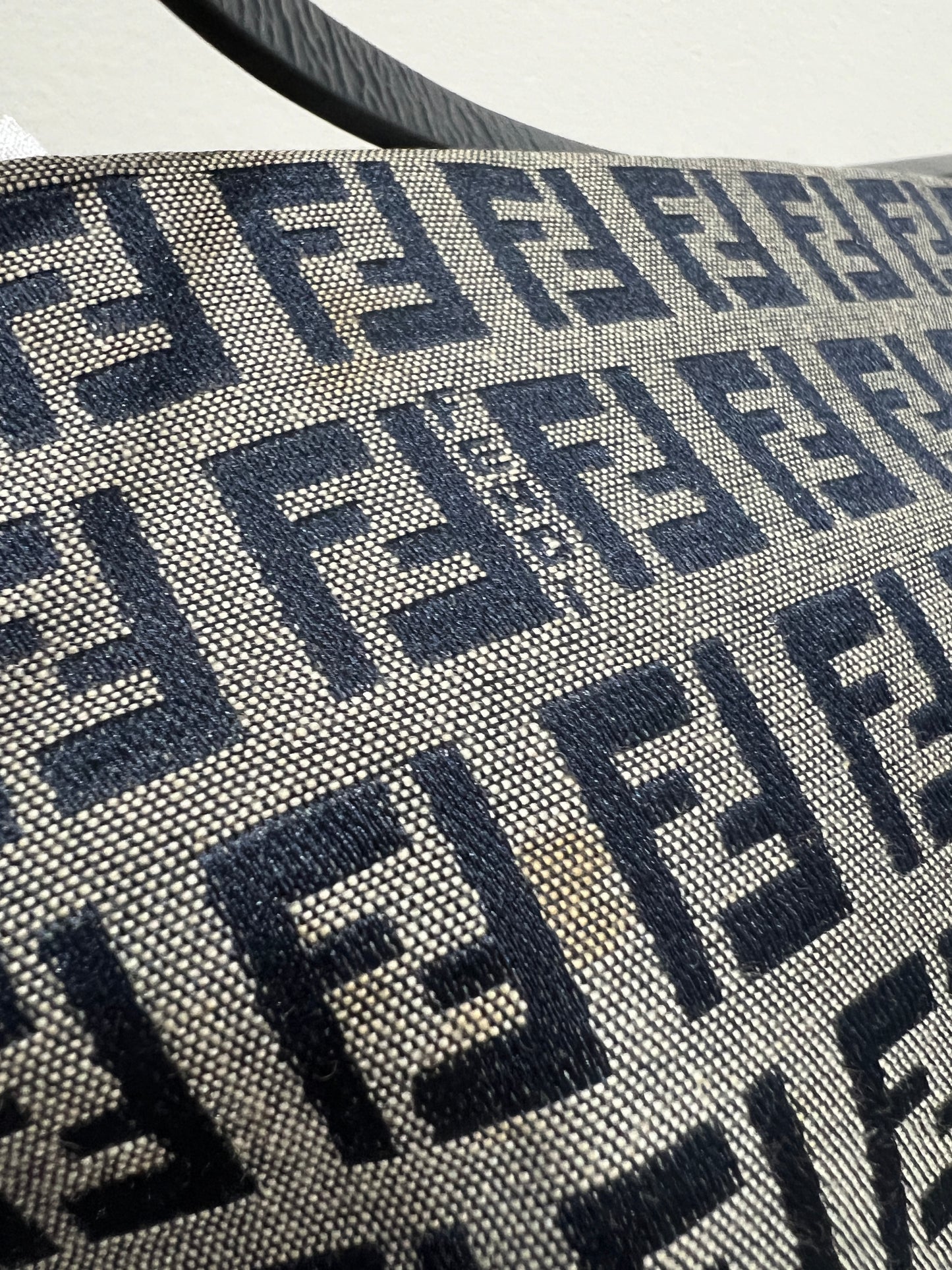 FENDI Monogram Zuccino Shoulder Bag