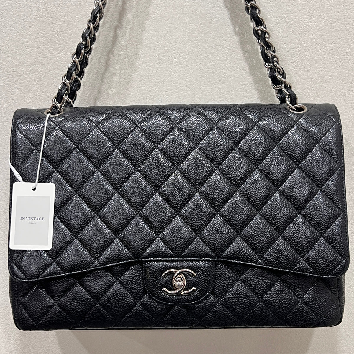 CHANEL Caviar Single Flap Jumbo