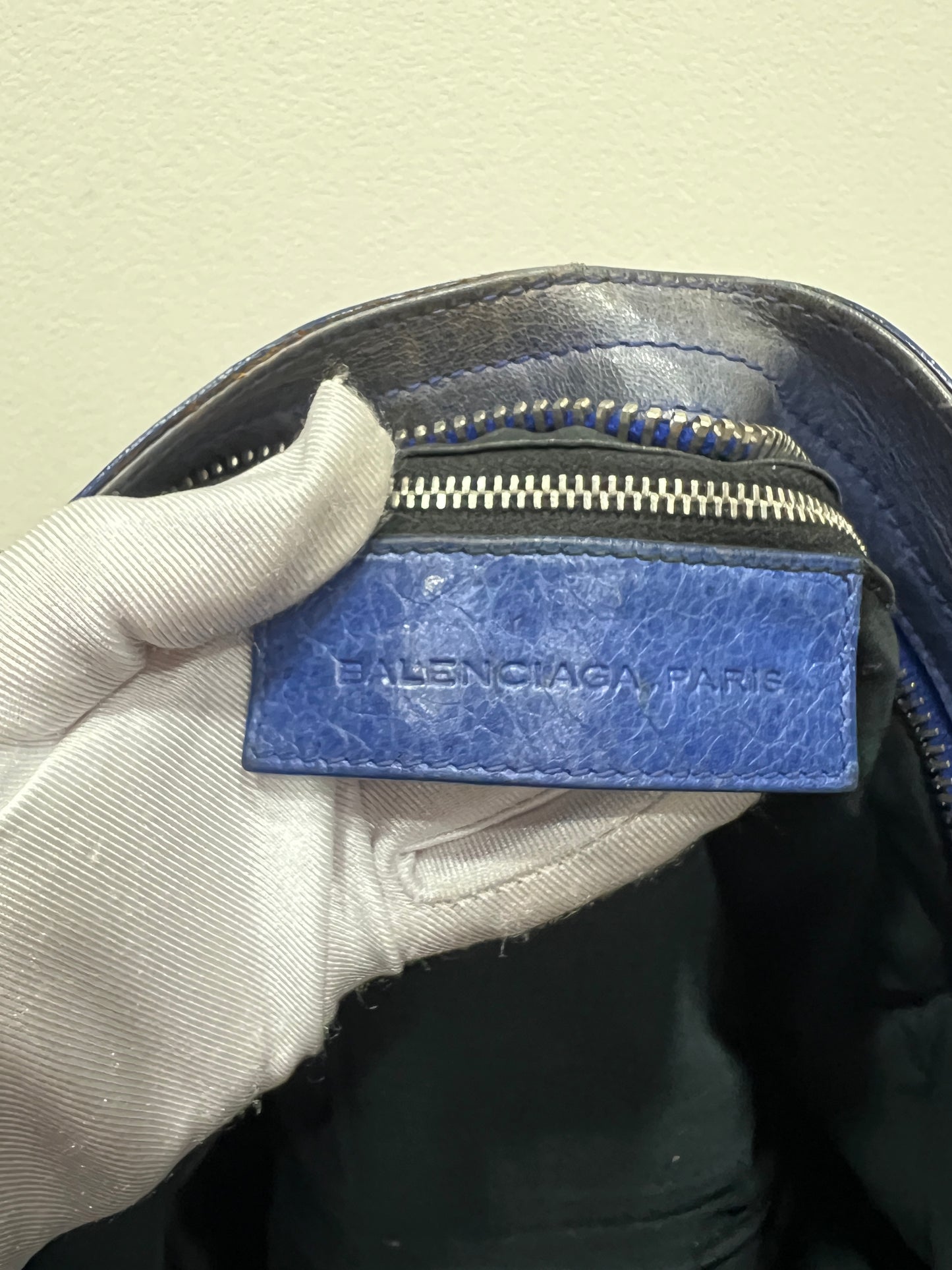 BALENCIAGA BLUE CITY BAG