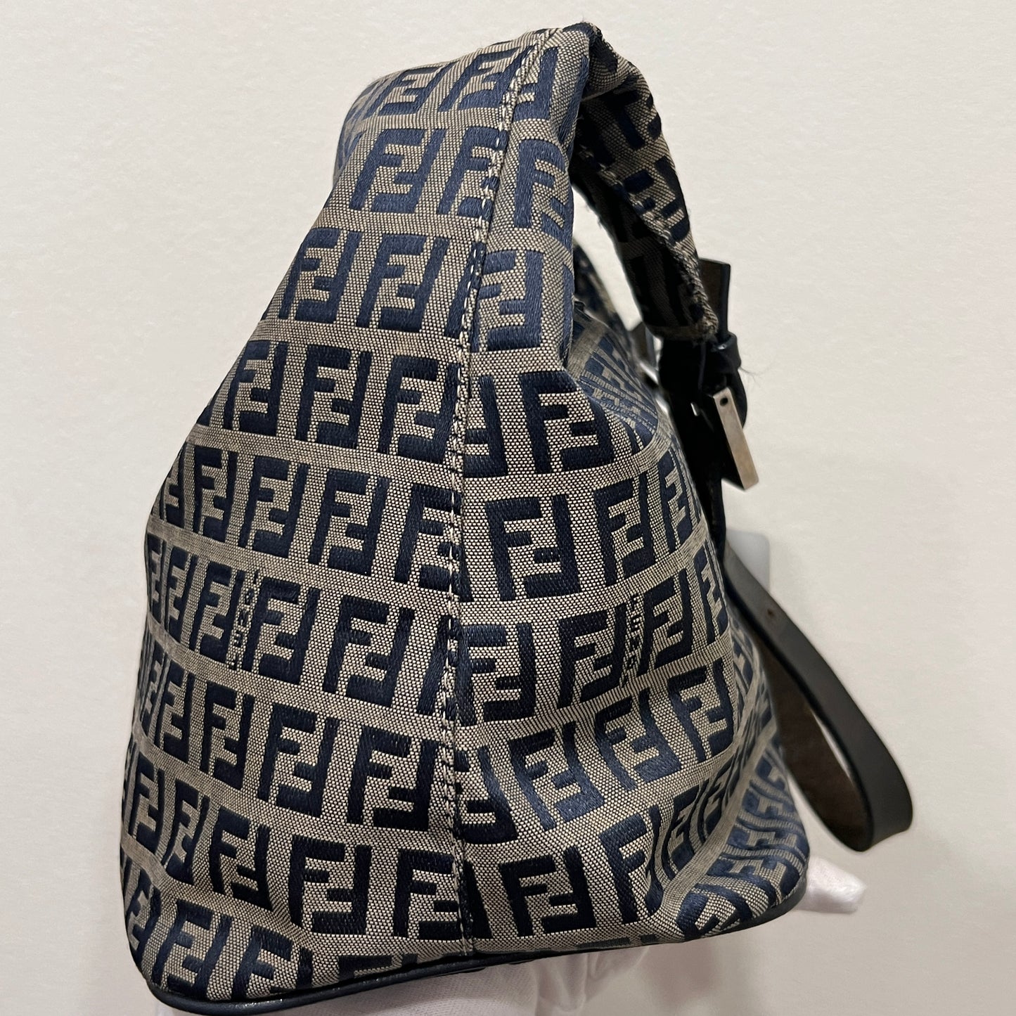 FENDI Hobo Bag Zuccino Canvas