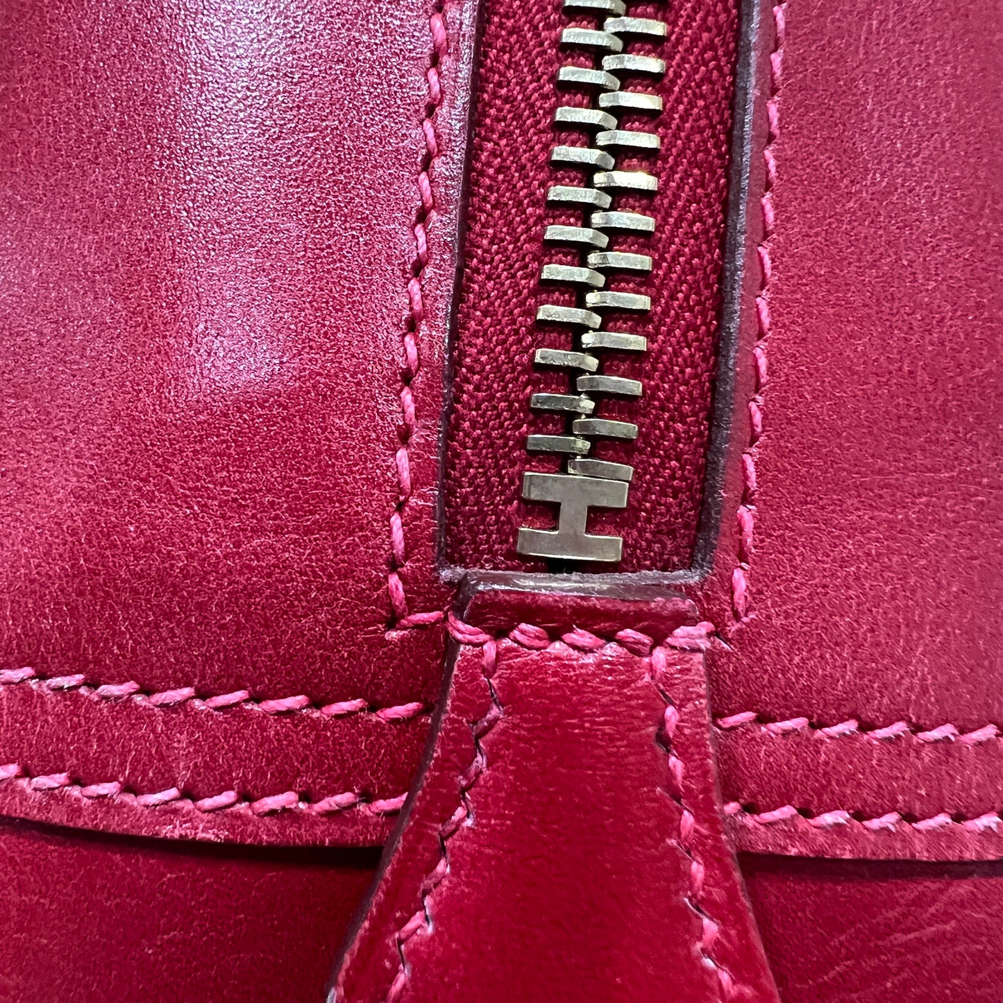 HERMES Plume Leather