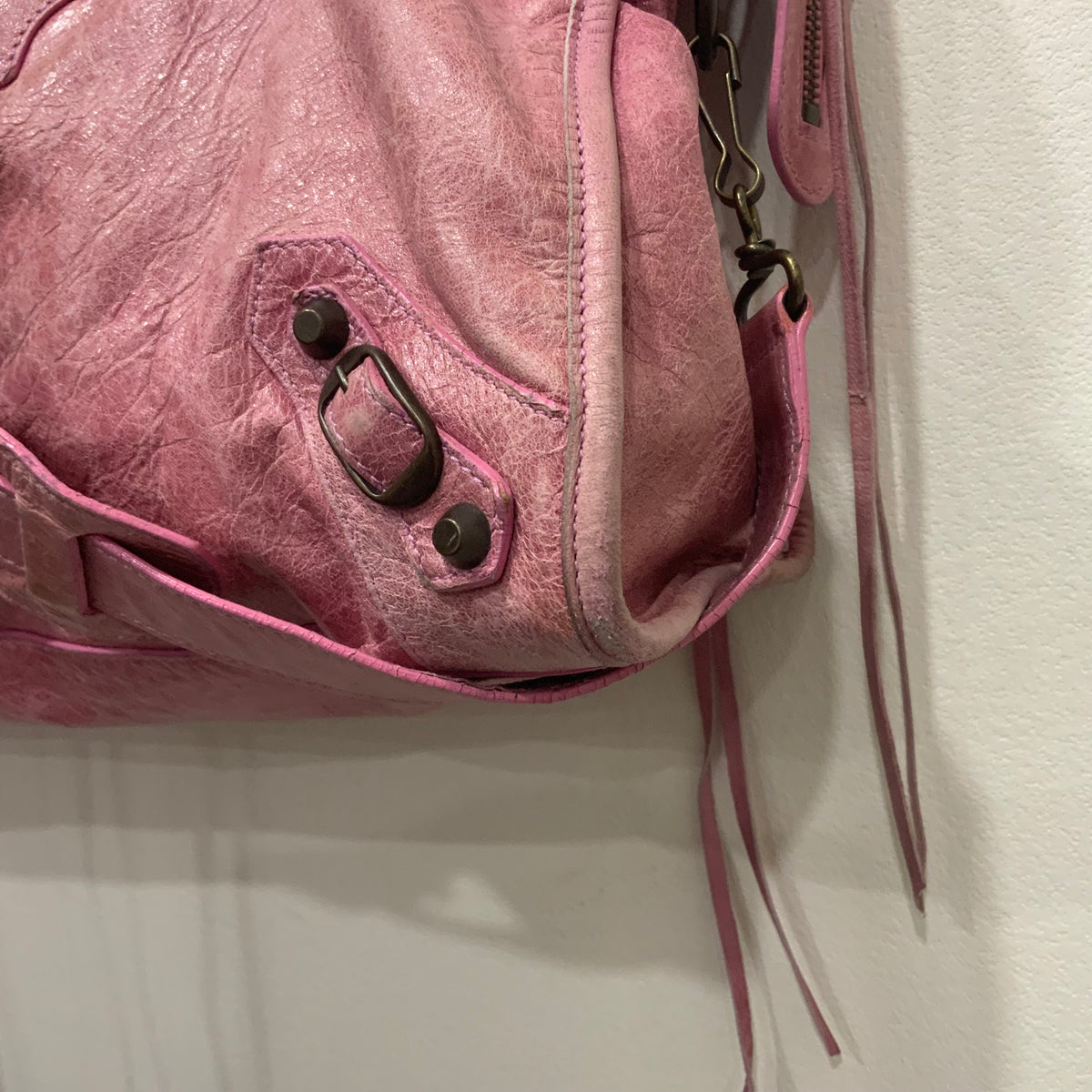 BALENCIAGA Pink City Bag Medium