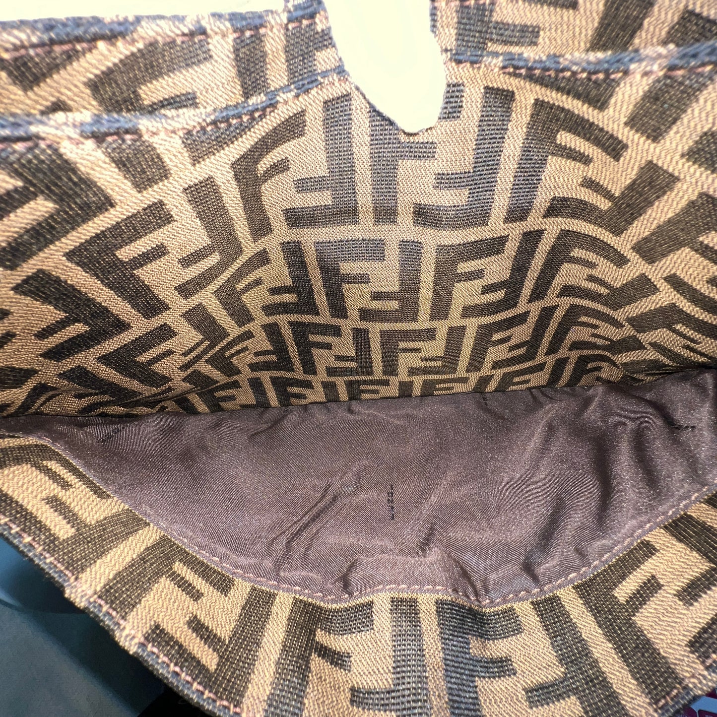 FENDI Zucca Shoulder Bag
