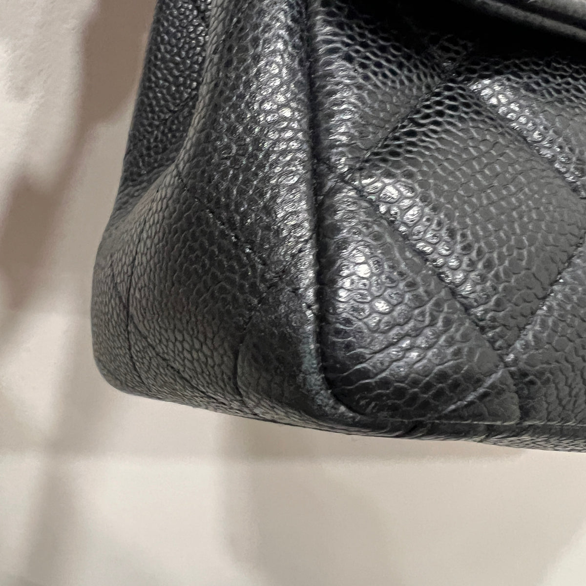 CHANEL Caviar Single Flap Jumbo