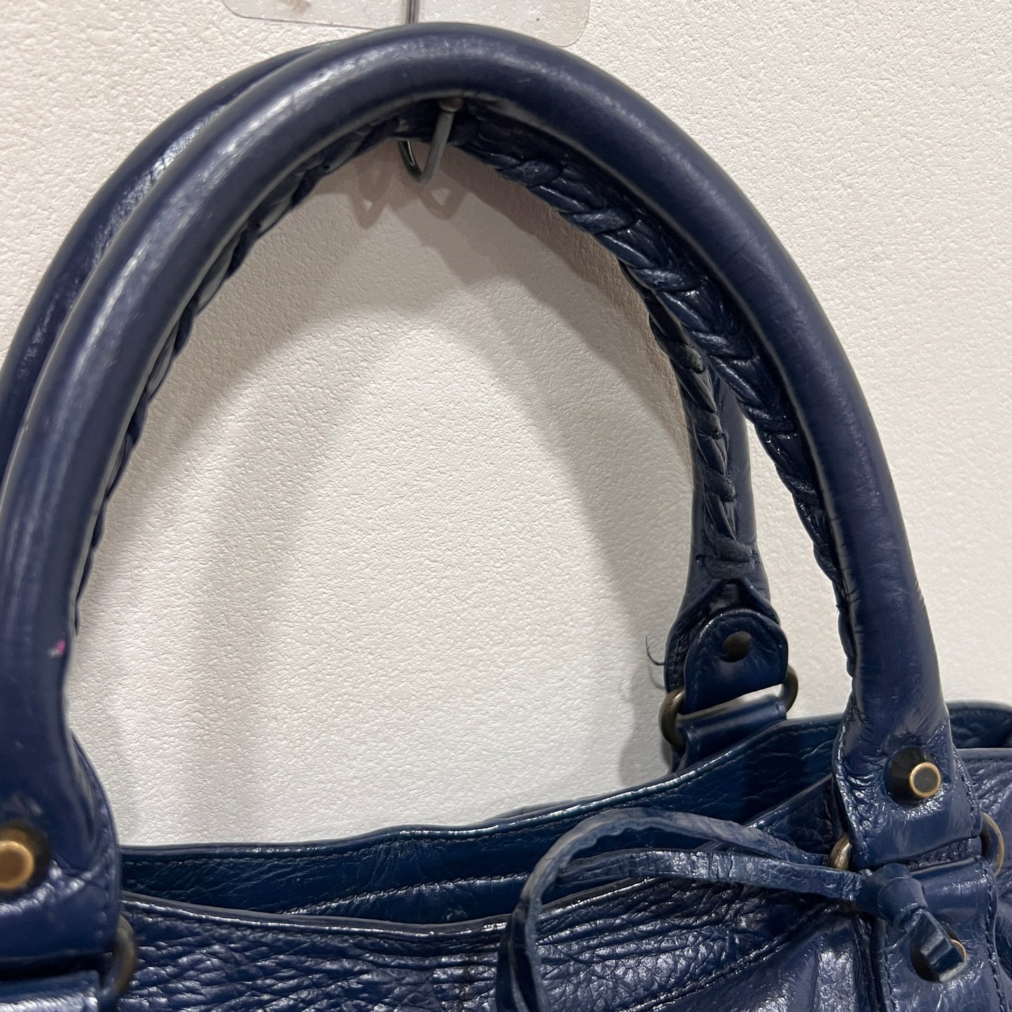BALENCIAGA City Bag Medium Navy Blue