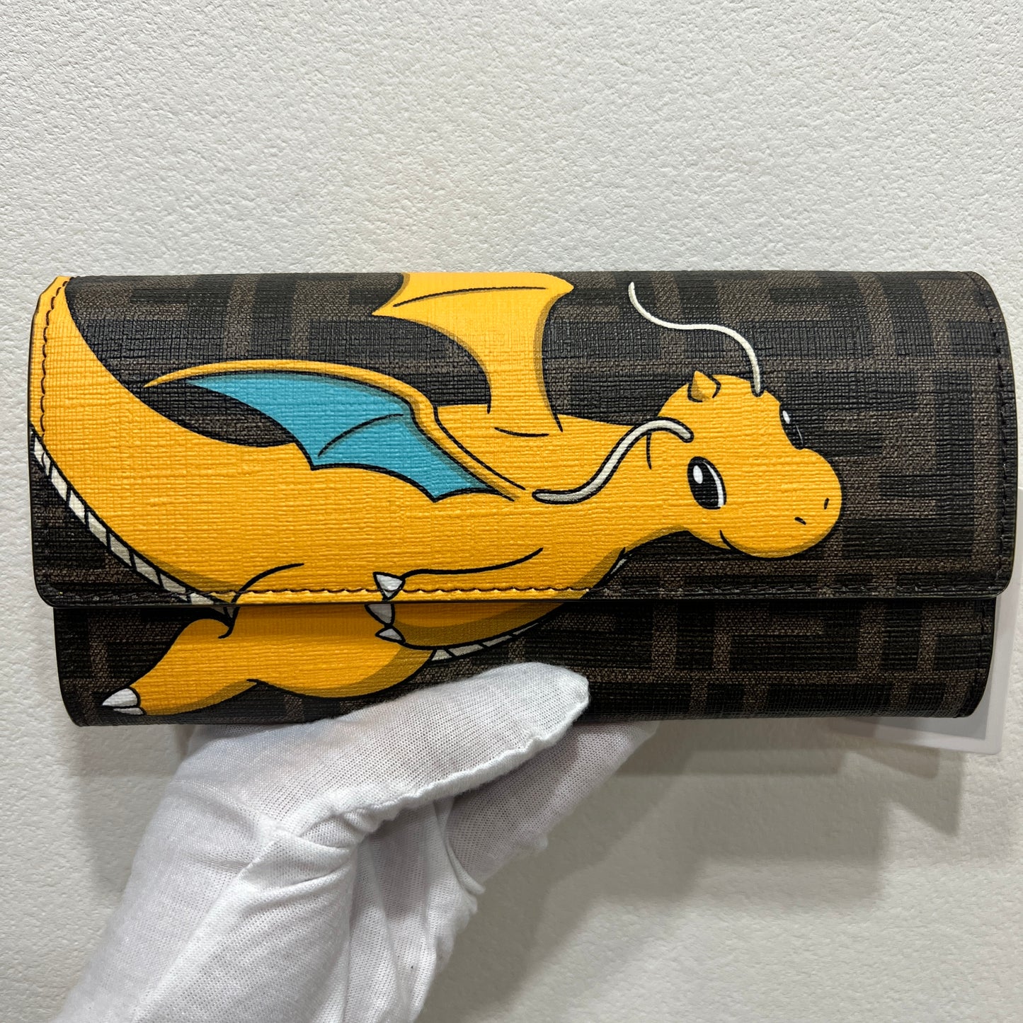 FENDI X FRGMT X Pokemon Dragonite Wallet