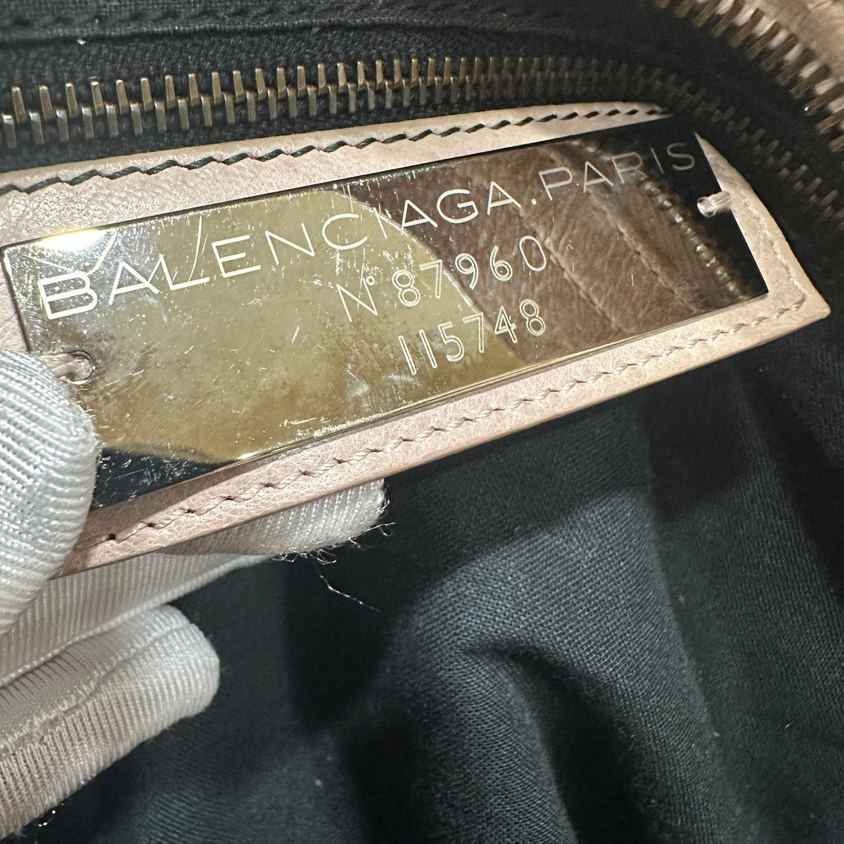 BALENCIAGA City Bag Medium Pale Pink