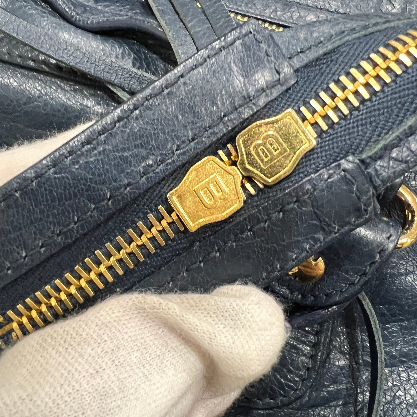 BALENCIAGA City Medium Navy