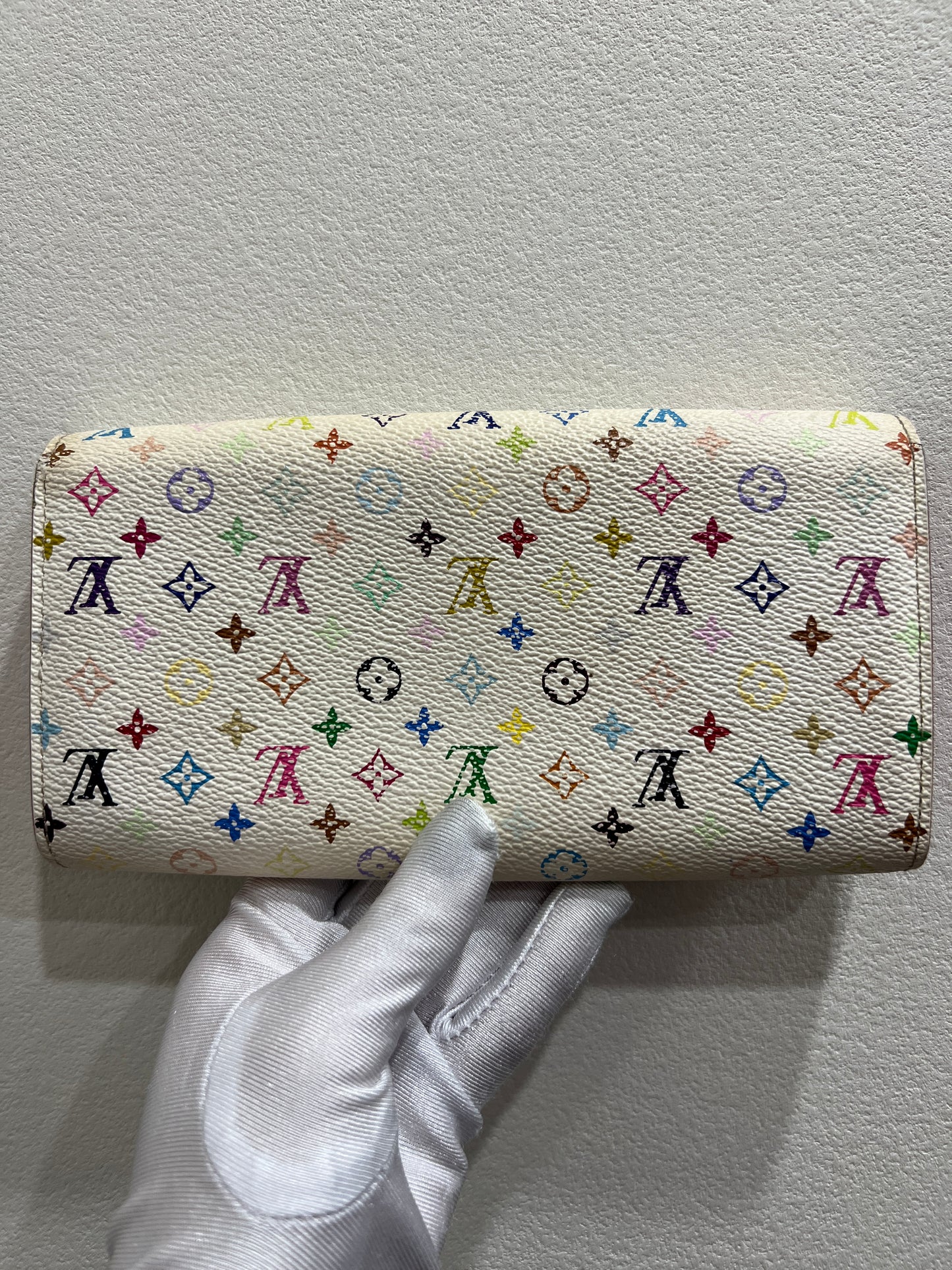 LOUIS VUITTON Multi Color Murakami Wallet