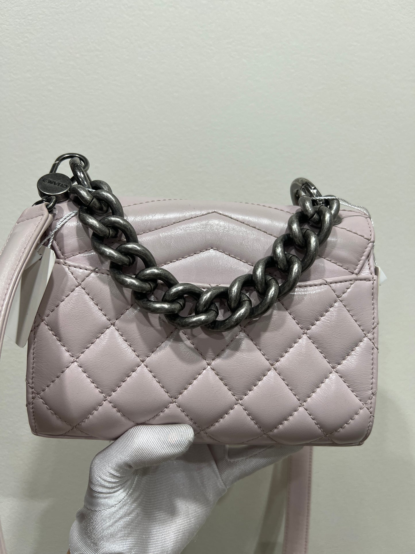 CHANEL Mini Mad About Quilting Pink Flap