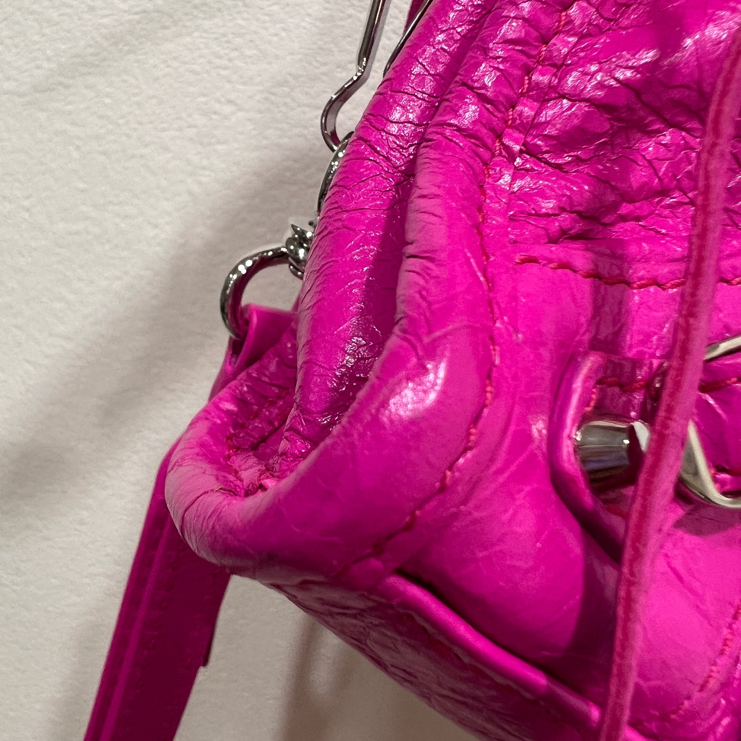 BALENCIAGA Le City Bag Mini in Hot Pink