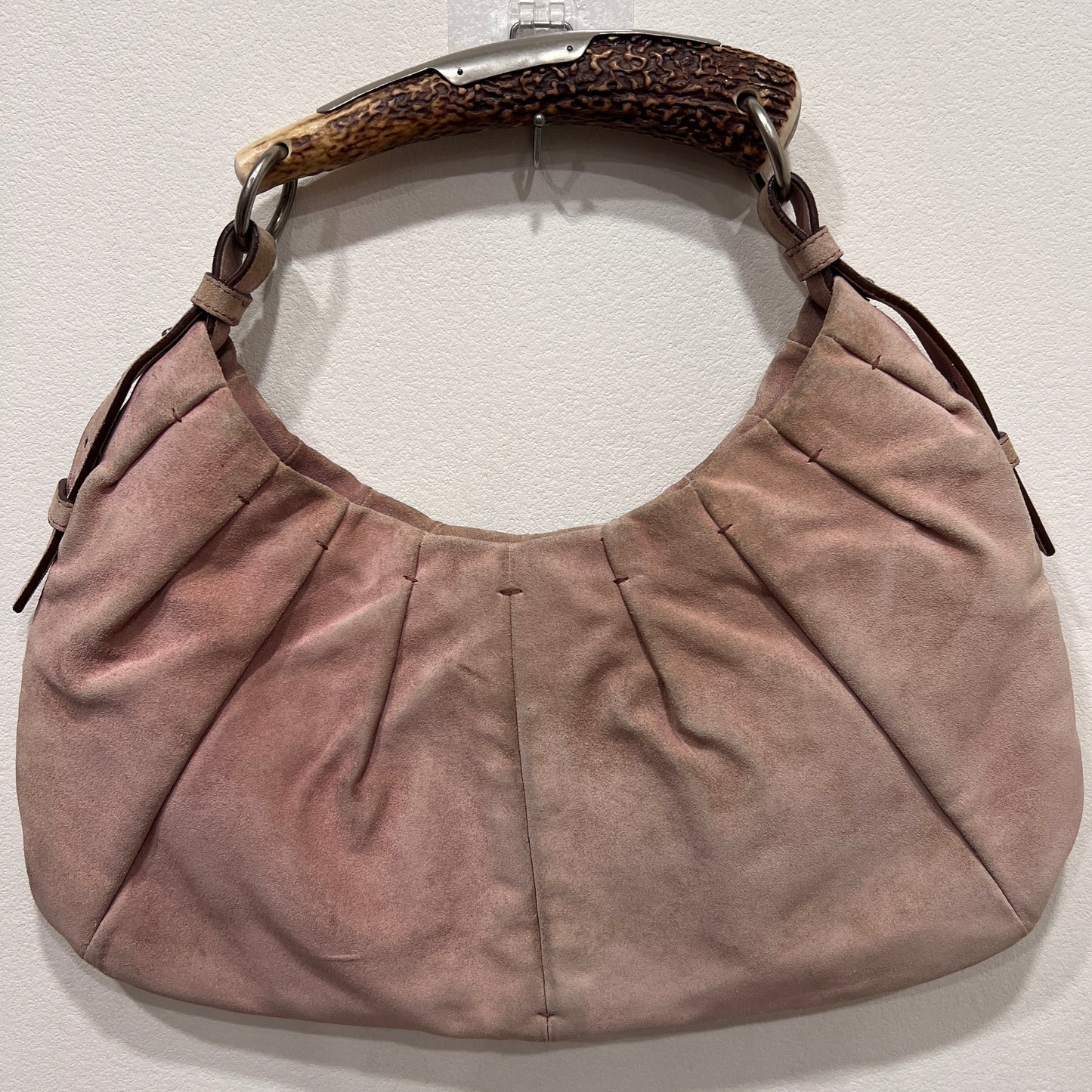 YSL Mombasa Pink Suede Leather