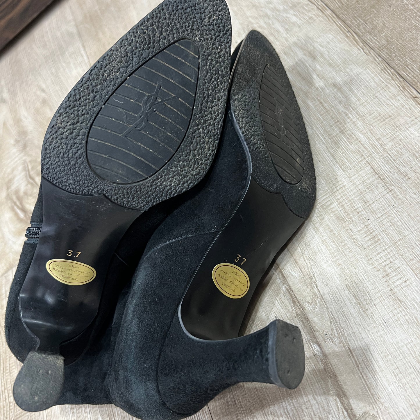 YSL Suede Half Boots Size 37